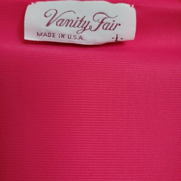 Vintage Vanity Fair Pink Nightgown Robe Pajama Set Size Medium - Stains - Picture 12 of 12